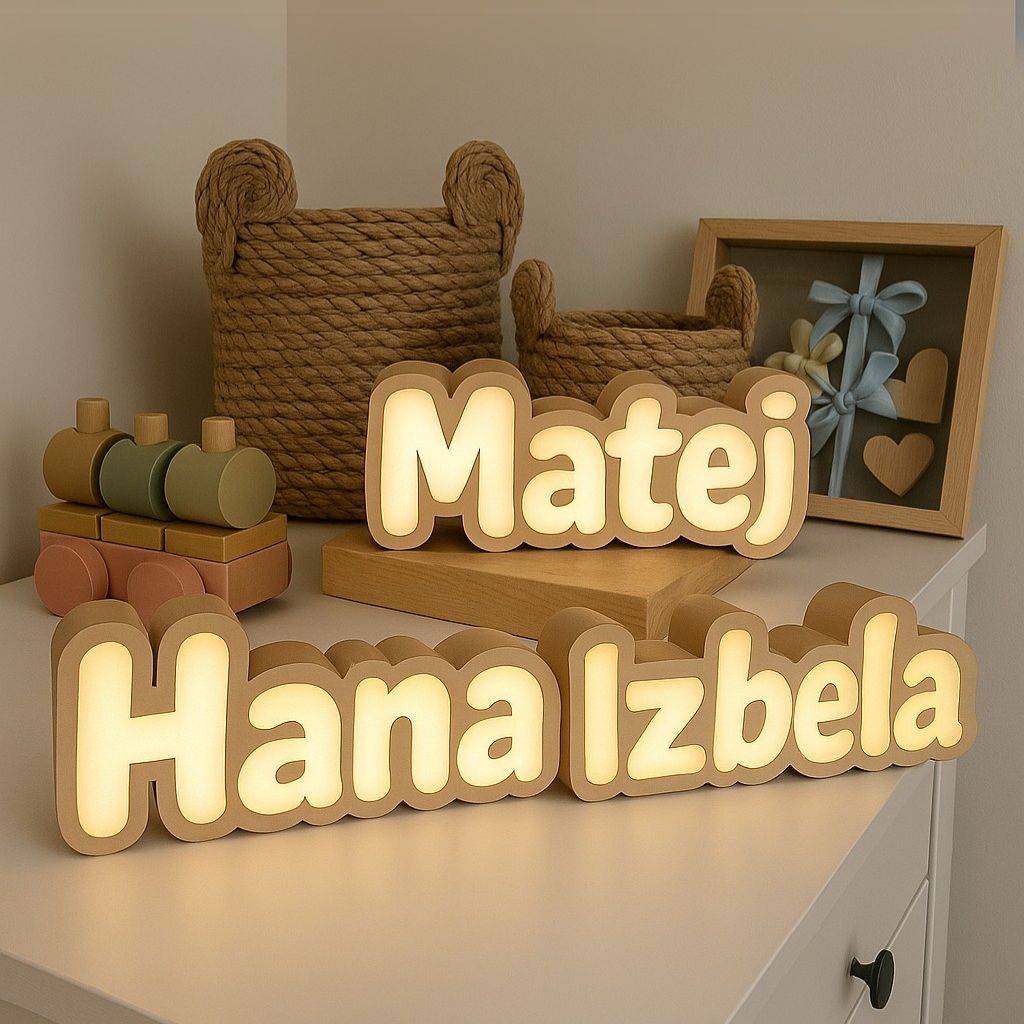 3D mená a nápisy